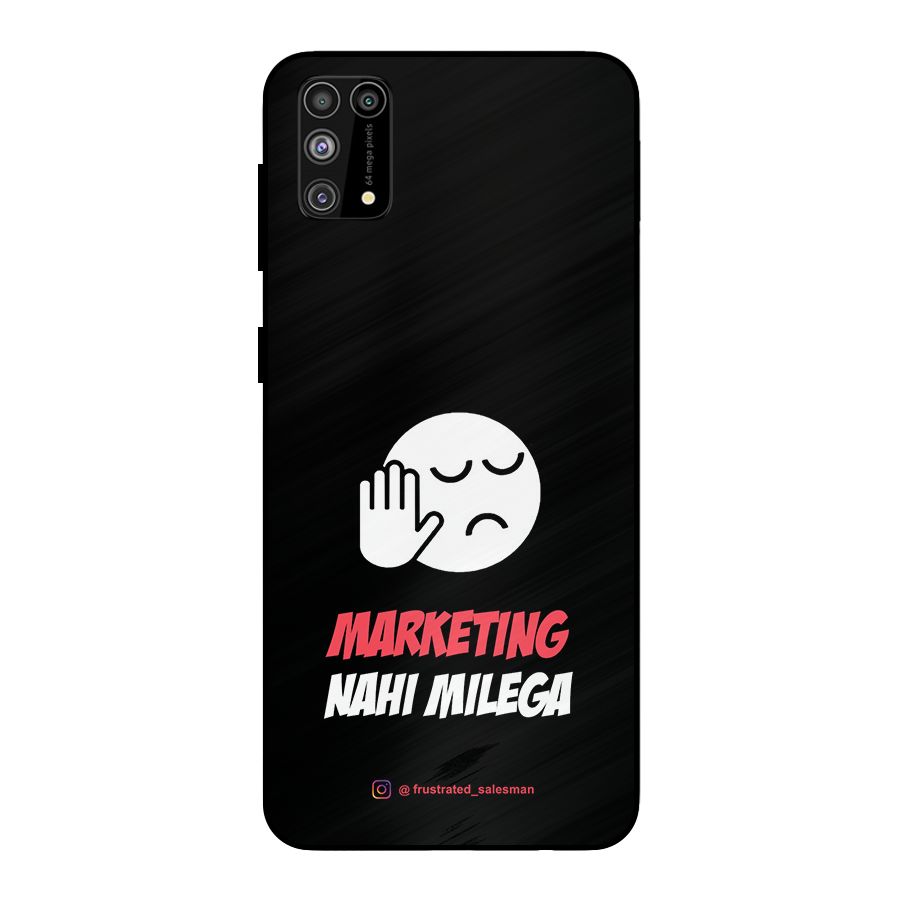 Marketing Nahi Milega Black Metal Back Case for Galaxy M31