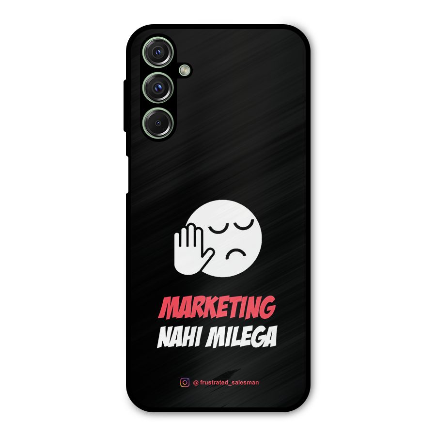 Marketing Nahi Milega Black Metal Back Case for Galaxy M34