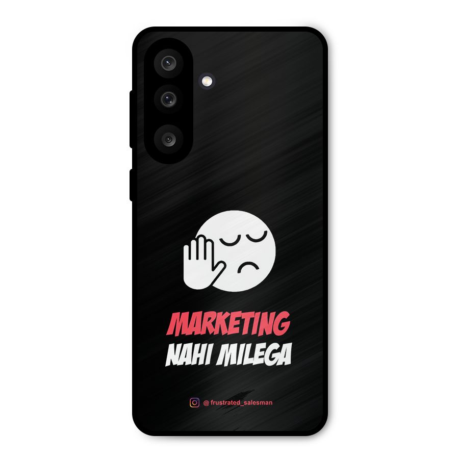 Marketing Nahi Milega Black Metal Back Case for Galaxy M56