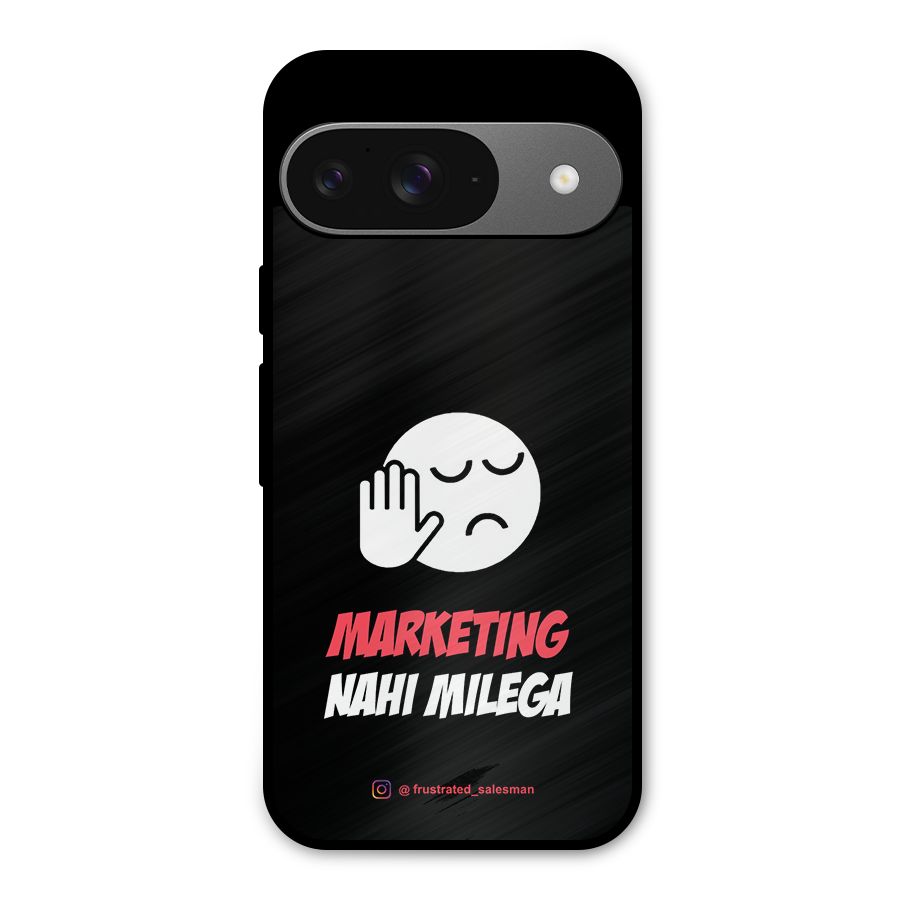 Marketing Nahi Milega Black Metal Back Case for Google Pixel 9