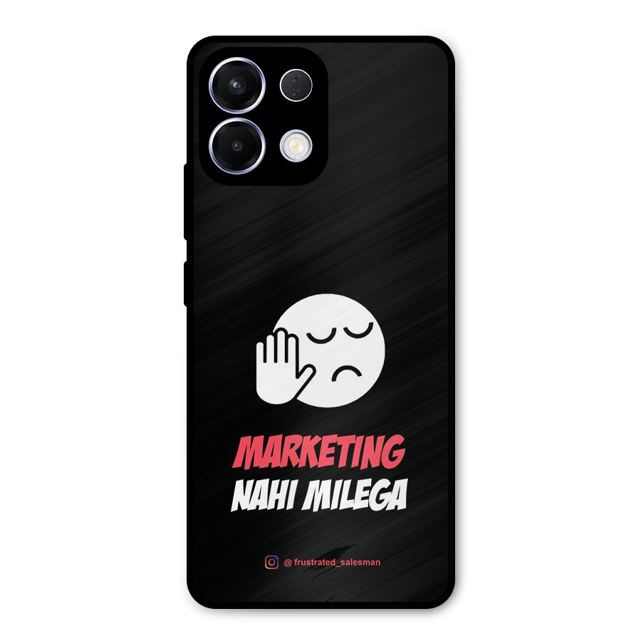 Marketing Nahi Milega Black Metal Back Case for Oppo K13