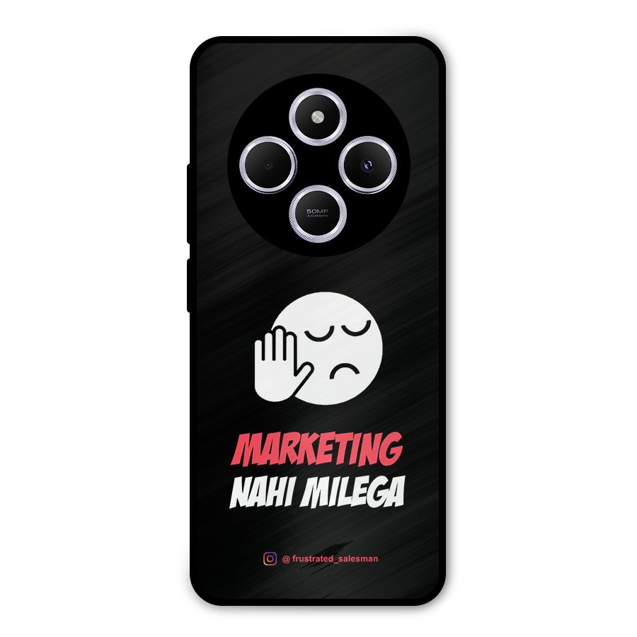 Marketing Nahi Milega Black Metal Back Case for Poco C75 5G