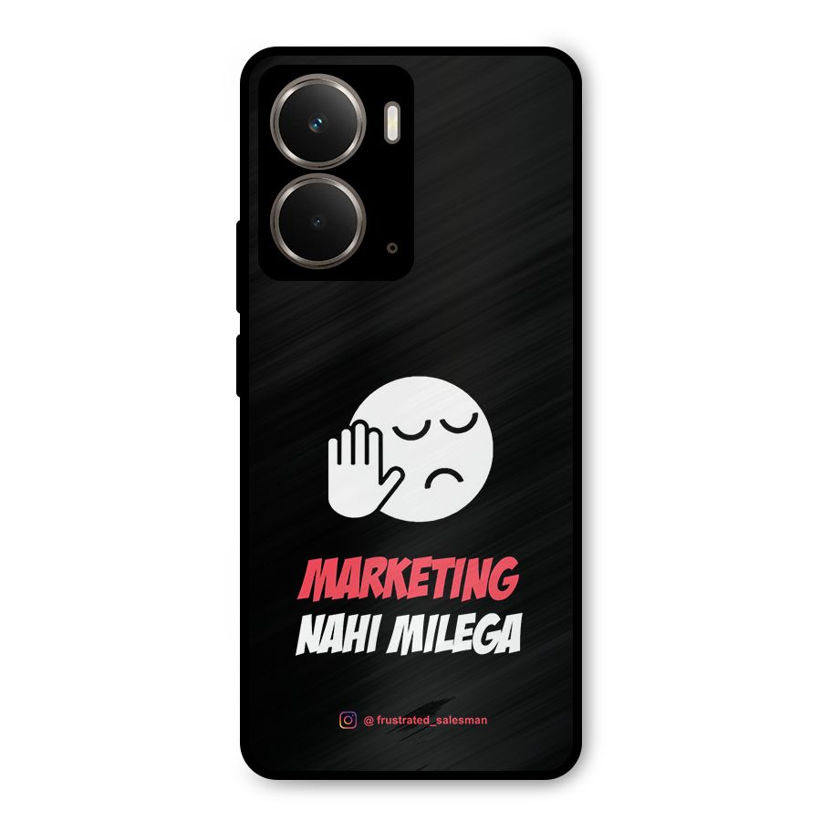 Marketing Nahi Milega Black Metal Back Case for Realme P3