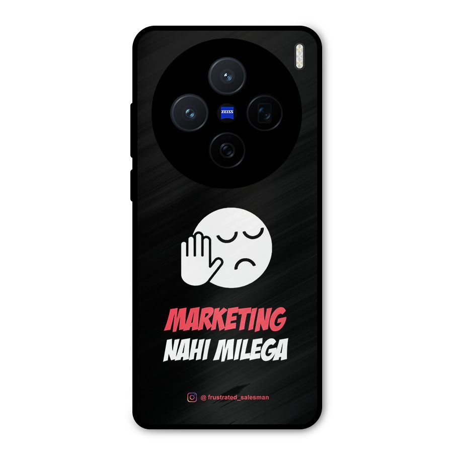 Marketing Nahi Milega Black Metal Back Case for Vivo X200