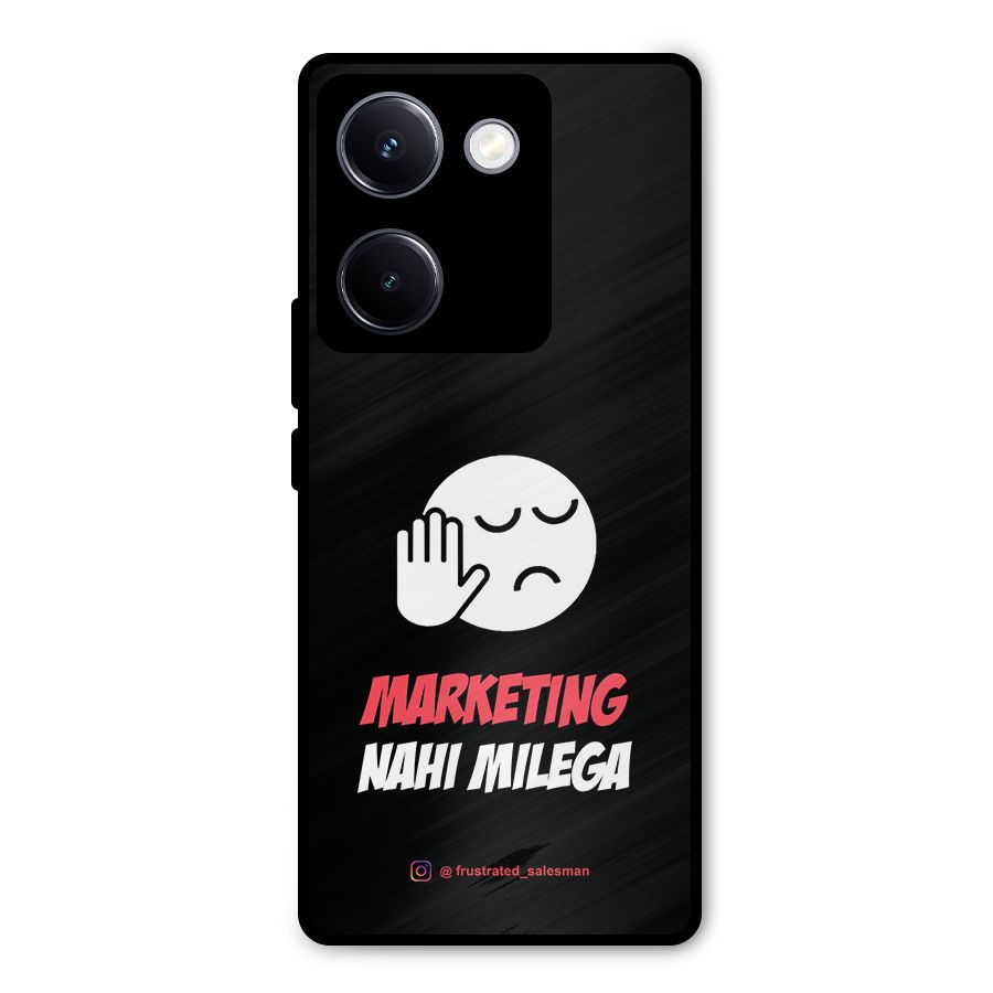 Marketing Nahi Milega Black Metal Back Case for Vivo Y300 Plus