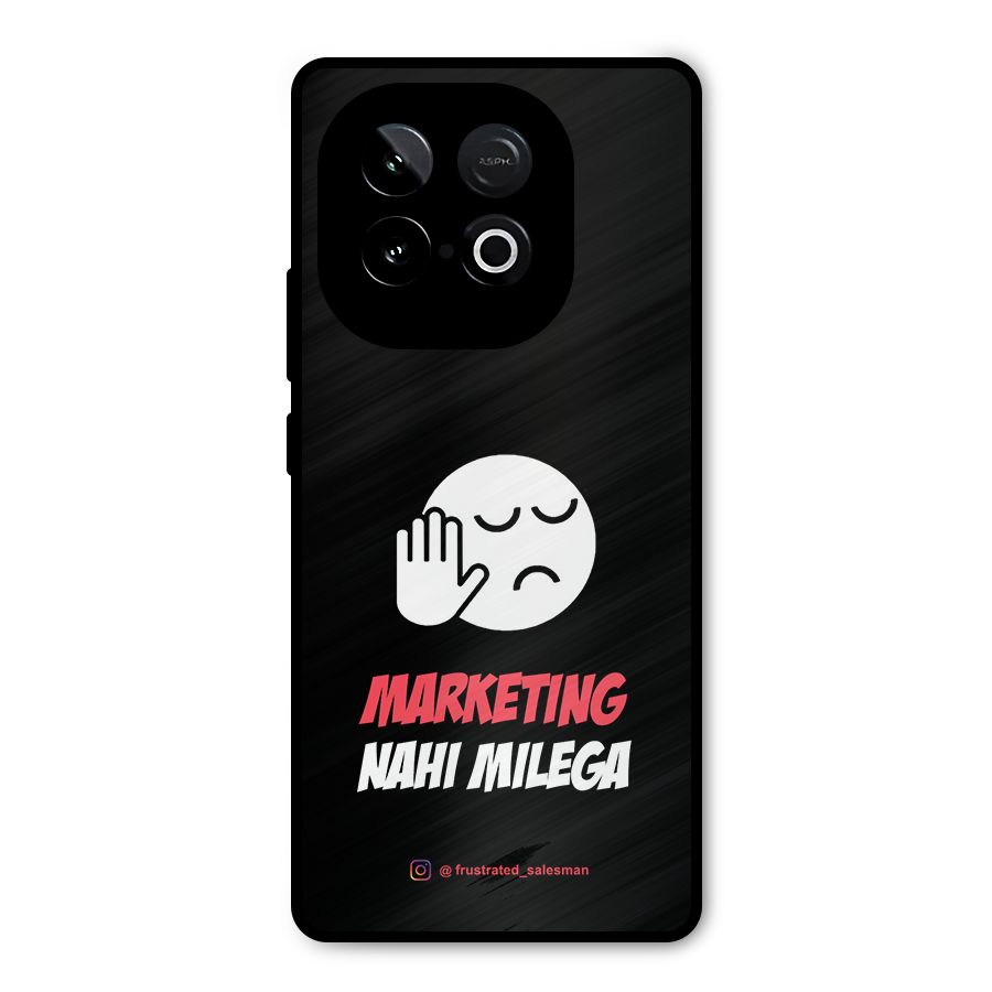 Marketing Nahi Milega Black Metal Back Case for iQOO Neo 10