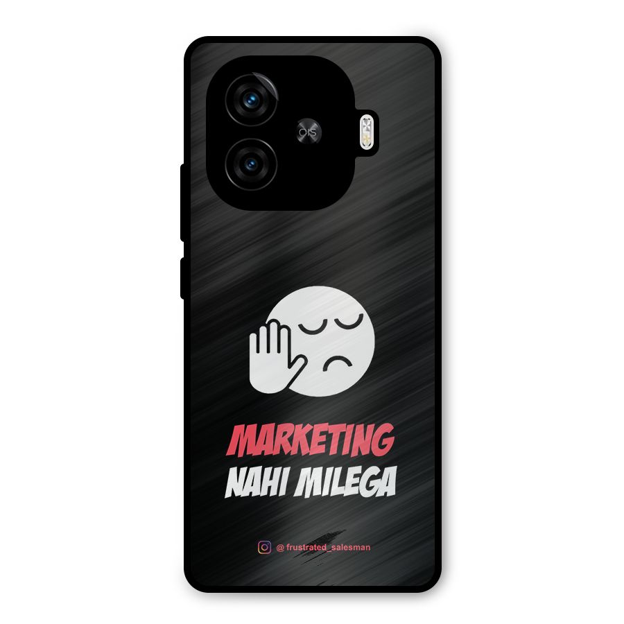 Marketing Nahi Milega Black Metal Back Case for iQOO Neo 10R
