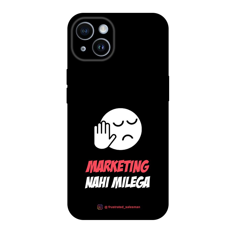Marketing Nahi Milega Black Original Polycarbonate Back Case for iPhone 14