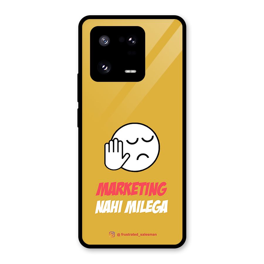 Marketing Nahi Milega Mustard Yellow Glass Back Case for Xiaomi 13 Pro