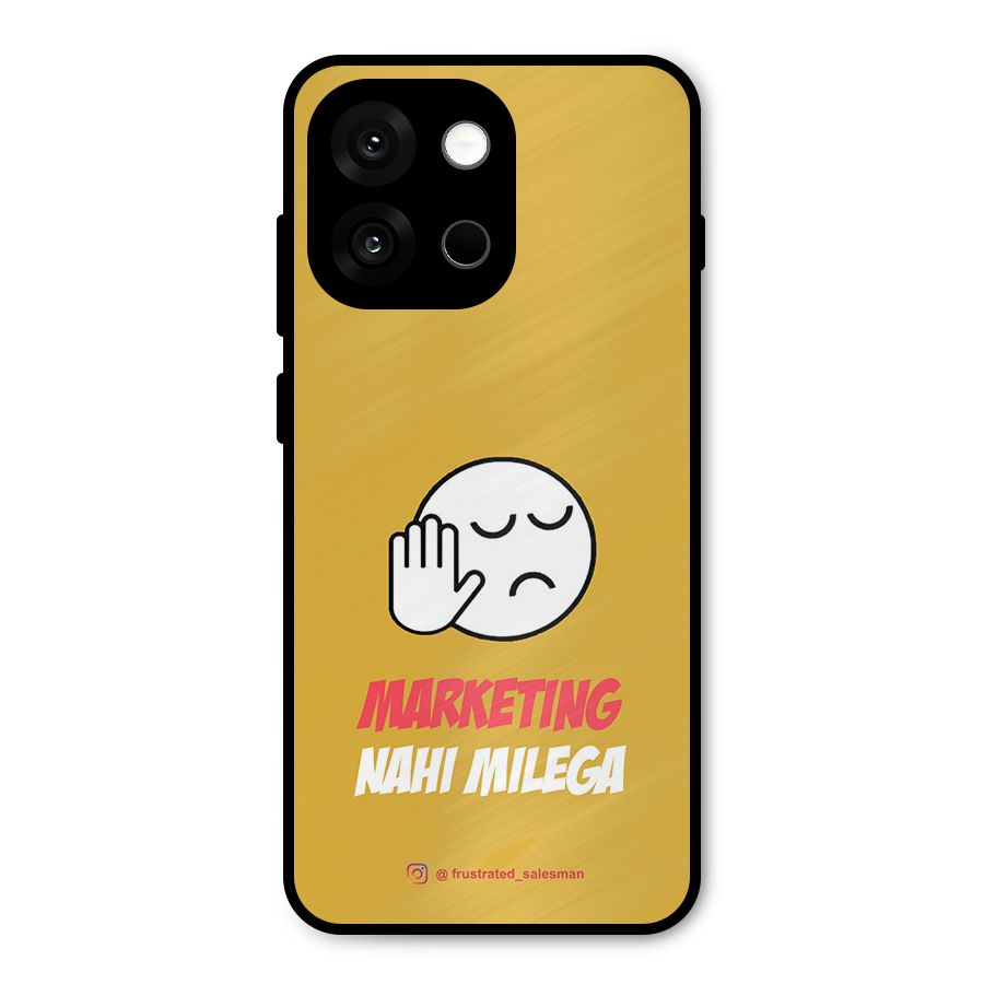 Marketing Nahi Milega Mustard Yellow Metal Back Case for OnePlus 13s
