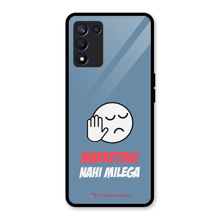 Marketing Nahi Milega SteelBlue Glass Back Case for Realme 9 5G Speed
