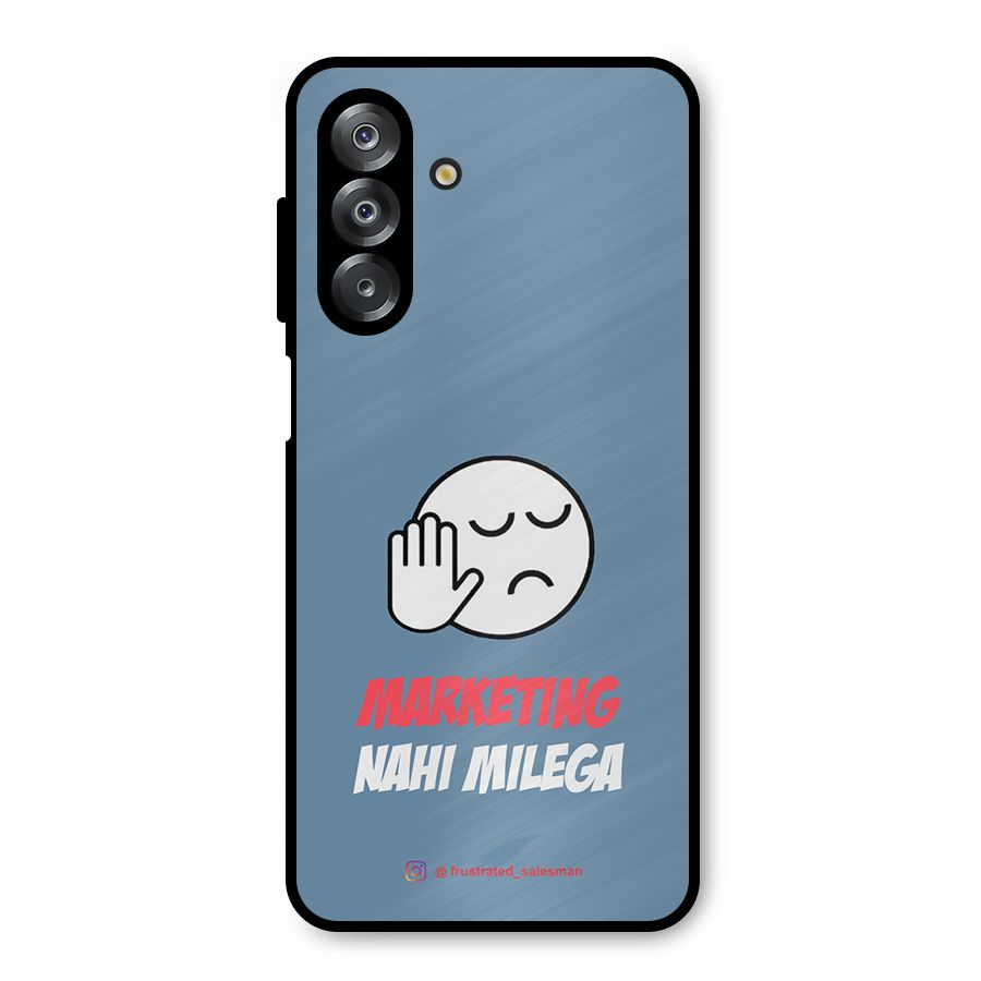 Marketing Nahi Milega SteelBlue Metal Back Case for Galaxy A26