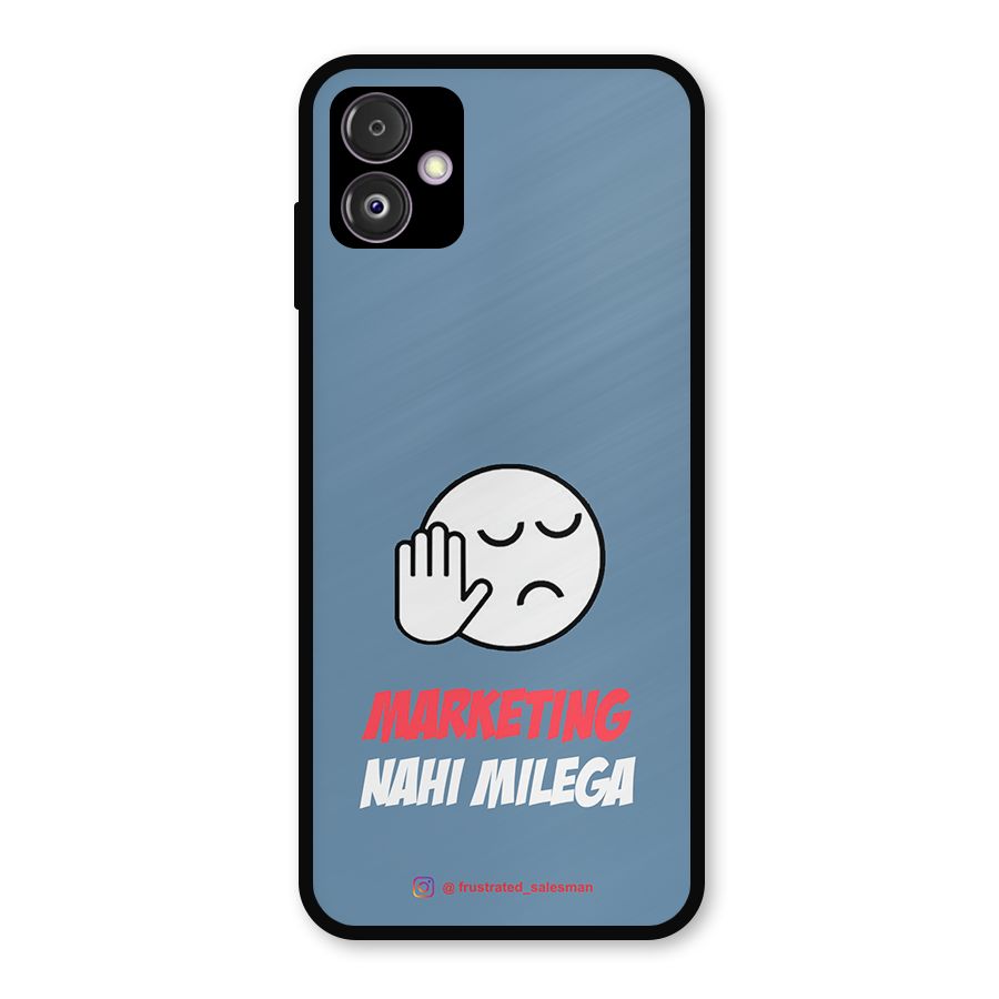 Marketing Nahi Milega SteelBlue Metal Back Case for Galaxy F14