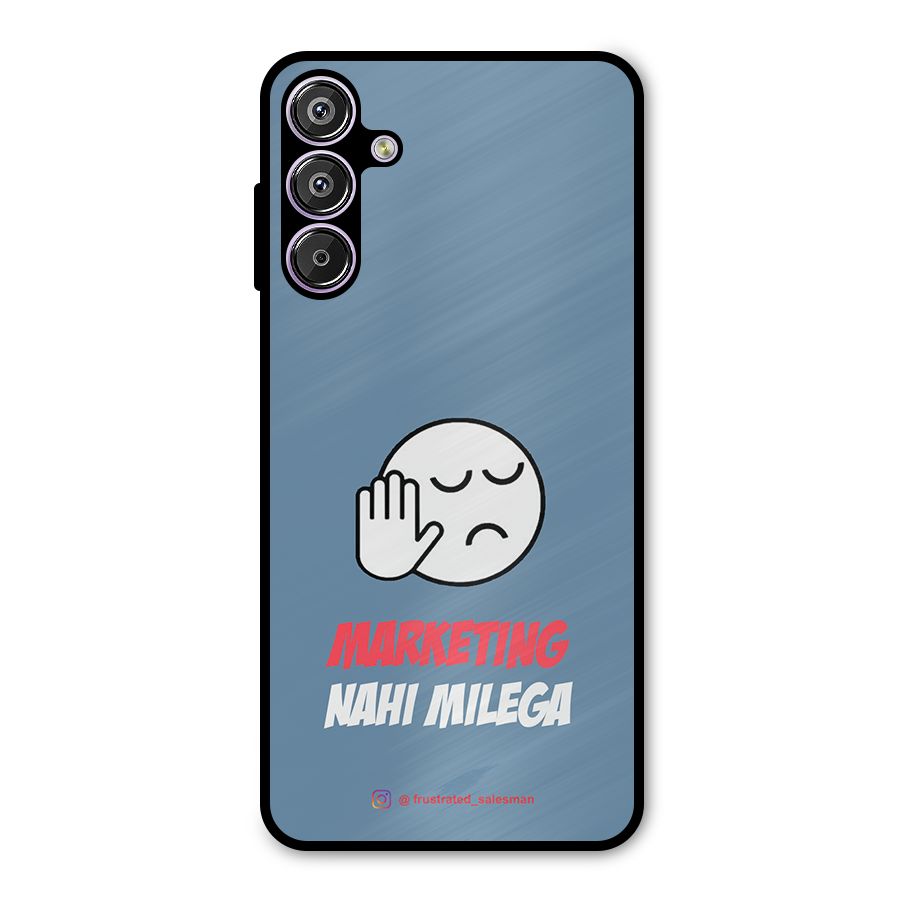 Marketing Nahi Milega SteelBlue Metal Back Case for Galaxy F15