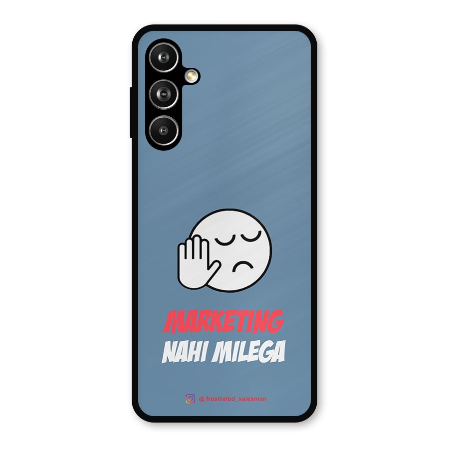 Marketing Nahi Milega SteelBlue Metal Back Case for Galaxy F54