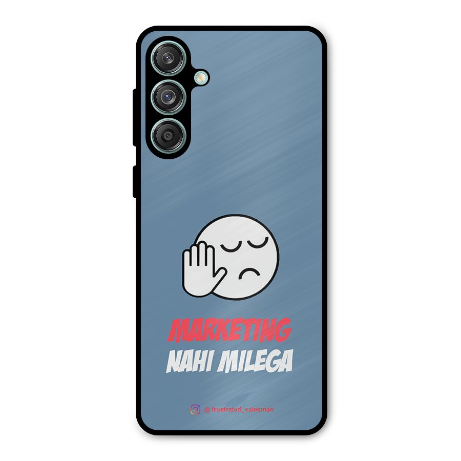 Marketing Nahi Milega SteelBlue Metal Back Case for Galaxy M55 5G