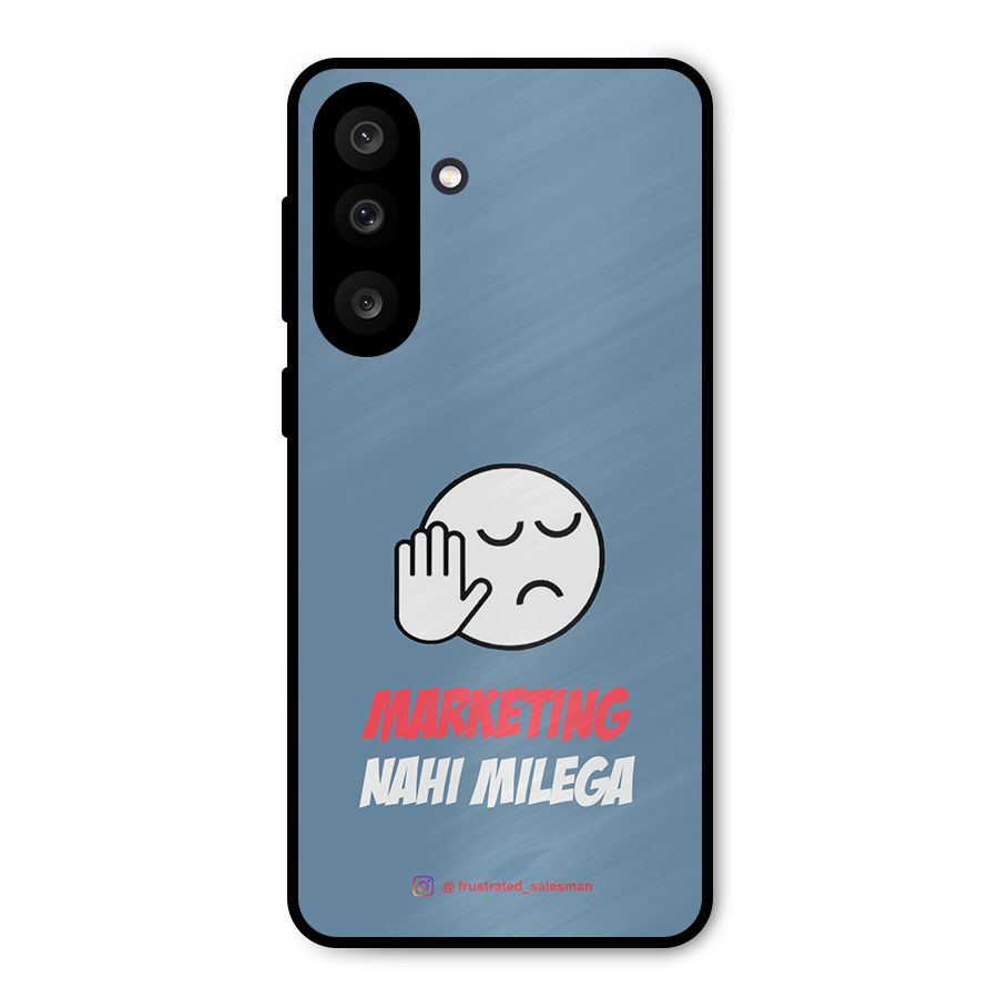 Marketing Nahi Milega SteelBlue Metal Back Case for Galaxy M56