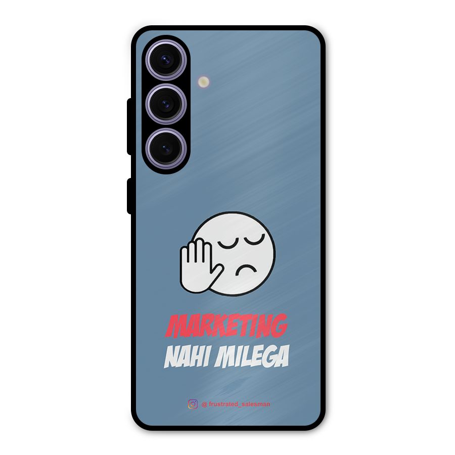 Marketing Nahi Milega SteelBlue Metal Back Case for Galaxy S24