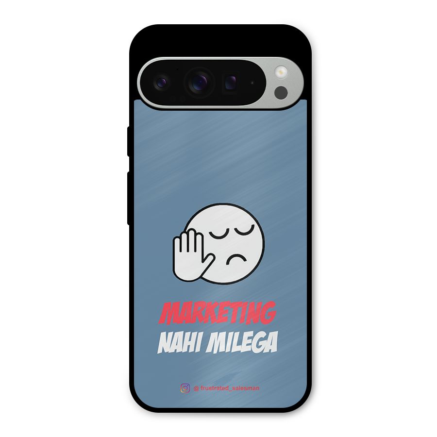 Marketing Nahi Milega SteelBlue Metal Back Case for Google Pixel 9 Pro XL
