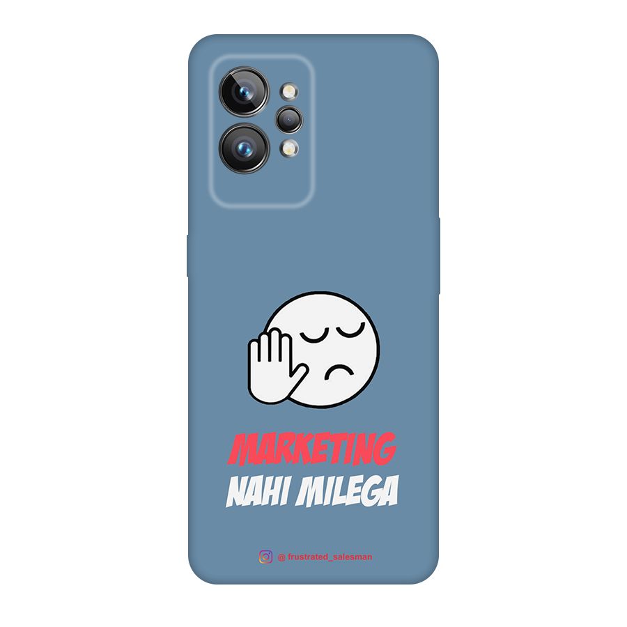 Marketing Nahi Milega SteelBlue Original Polycarbonate Back Case for Realme GT2 Pro