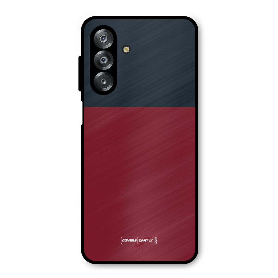 Maroon and Navy Blue Metal Back Case for Galaxy A26