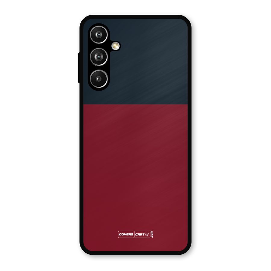 Maroon and Navy Blue Metal Back Case for Samsung Galaxy M54