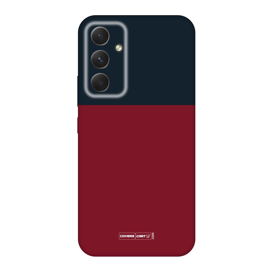 Maroon and Navy Blue Original Polycarbonate Back Case for Galaxy A54