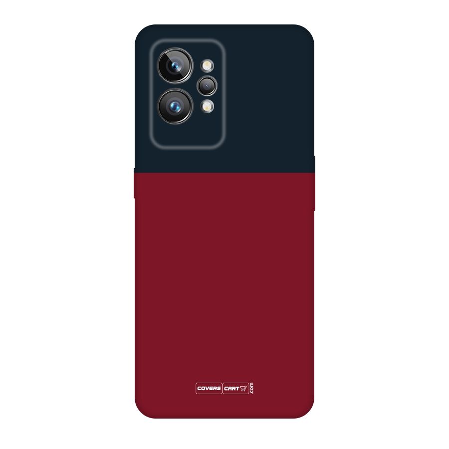 Maroon and Navy Blue Original Polycarbonate Back Case for Realme GT2 Pro