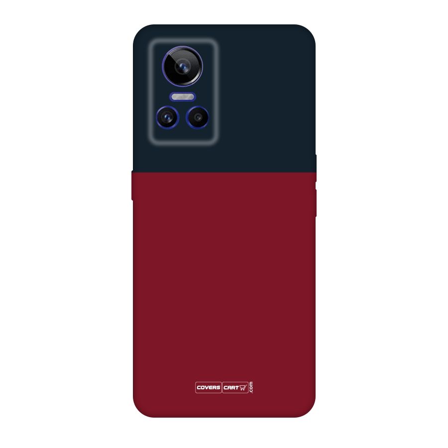 Maroon and Navy Blue Original Polycarbonate Back Case for Realme GT Neo 3