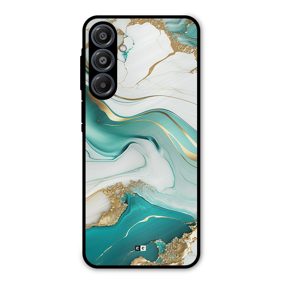 Marvelous Marble Metal Back Case for Galaxy A16 5G