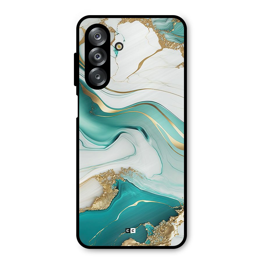 Marvelous Marble Metal Back Case for Galaxy A26