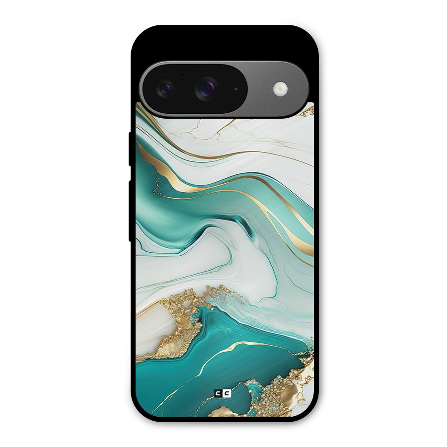 Marvelous Marble Metal Back Case for Google Pixel 9
