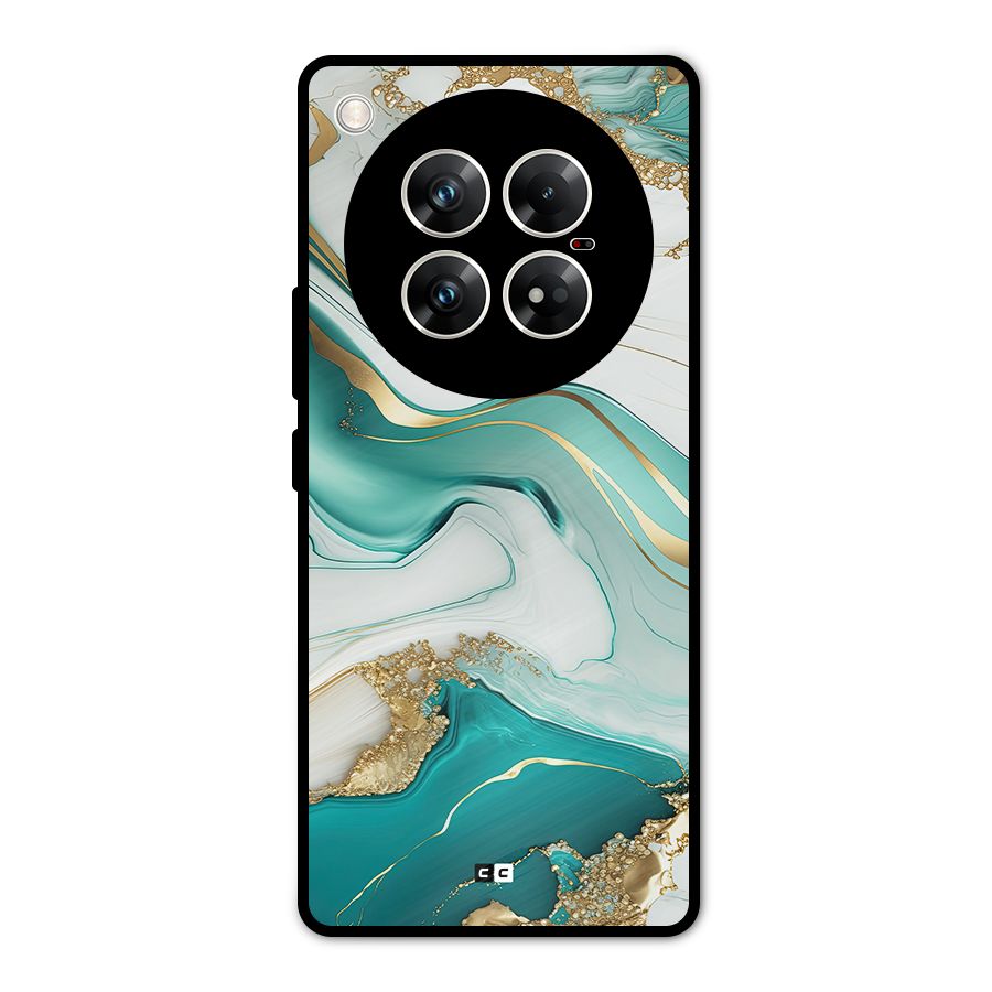 Marvelous Marble Metal Back Case for Infinix Zero 40 5G