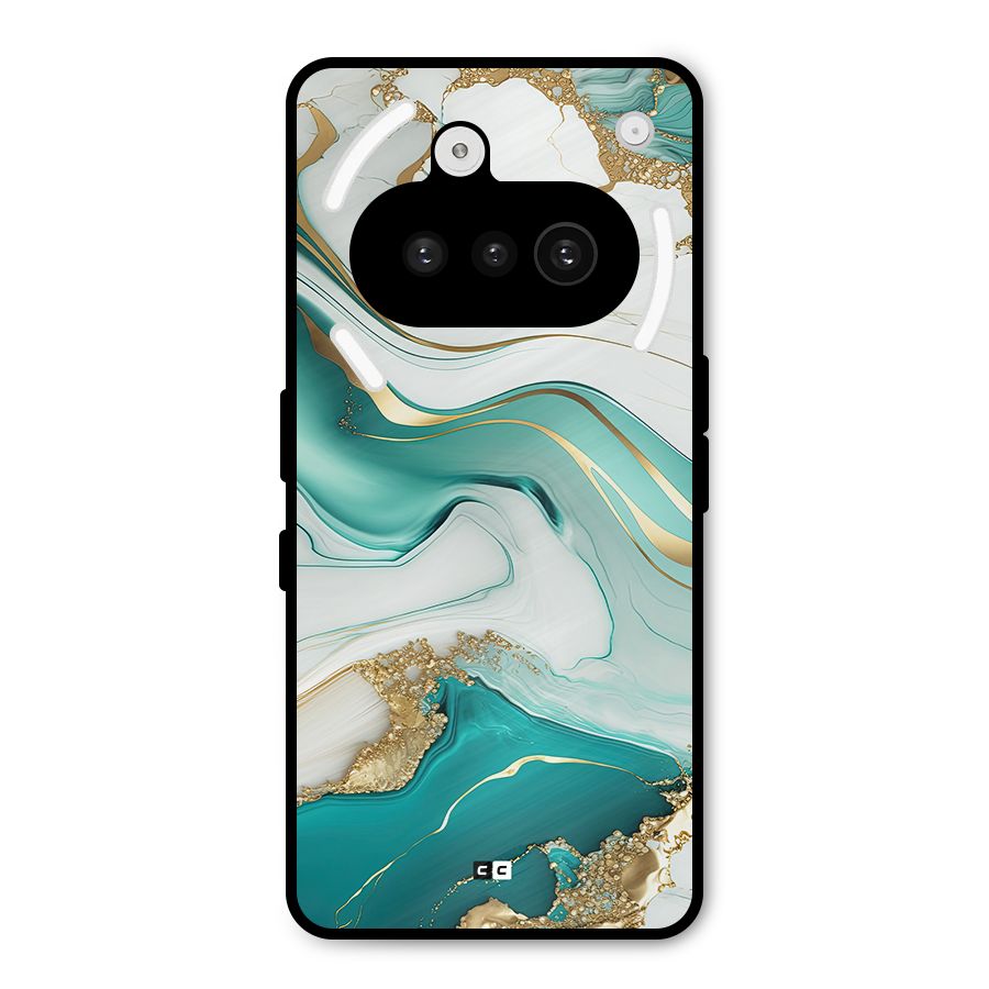 Marvelous Marble Metal Back Case for Nothing Phone 3a