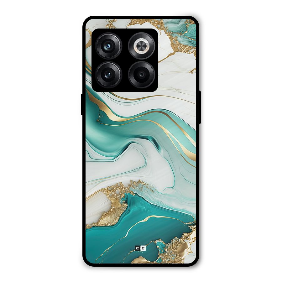 Marvelous Marble Metal Back Case for OnePlus 10T