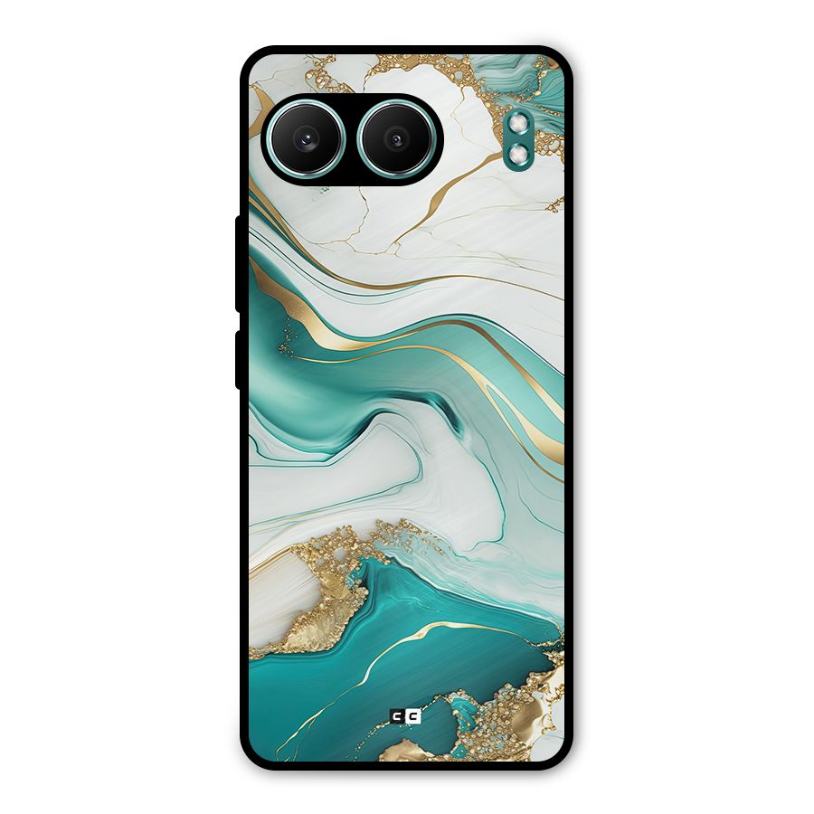 Marvelous Marble Metal Back Case for OnePlus Nord 4