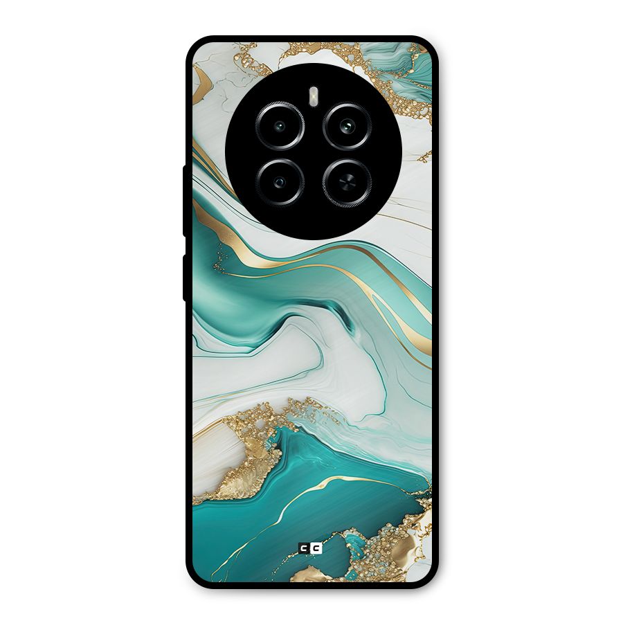 Marvelous Marble Metal Back Case for Realme P1