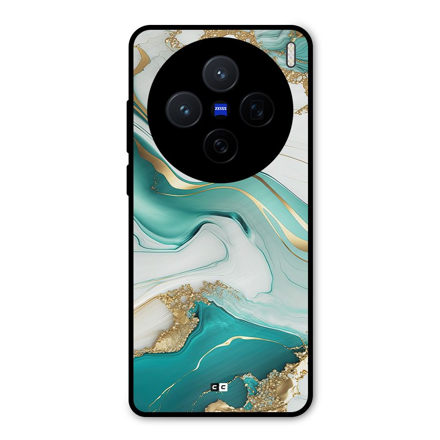 Marvelous Marble Metal Back Case for Vivo X200