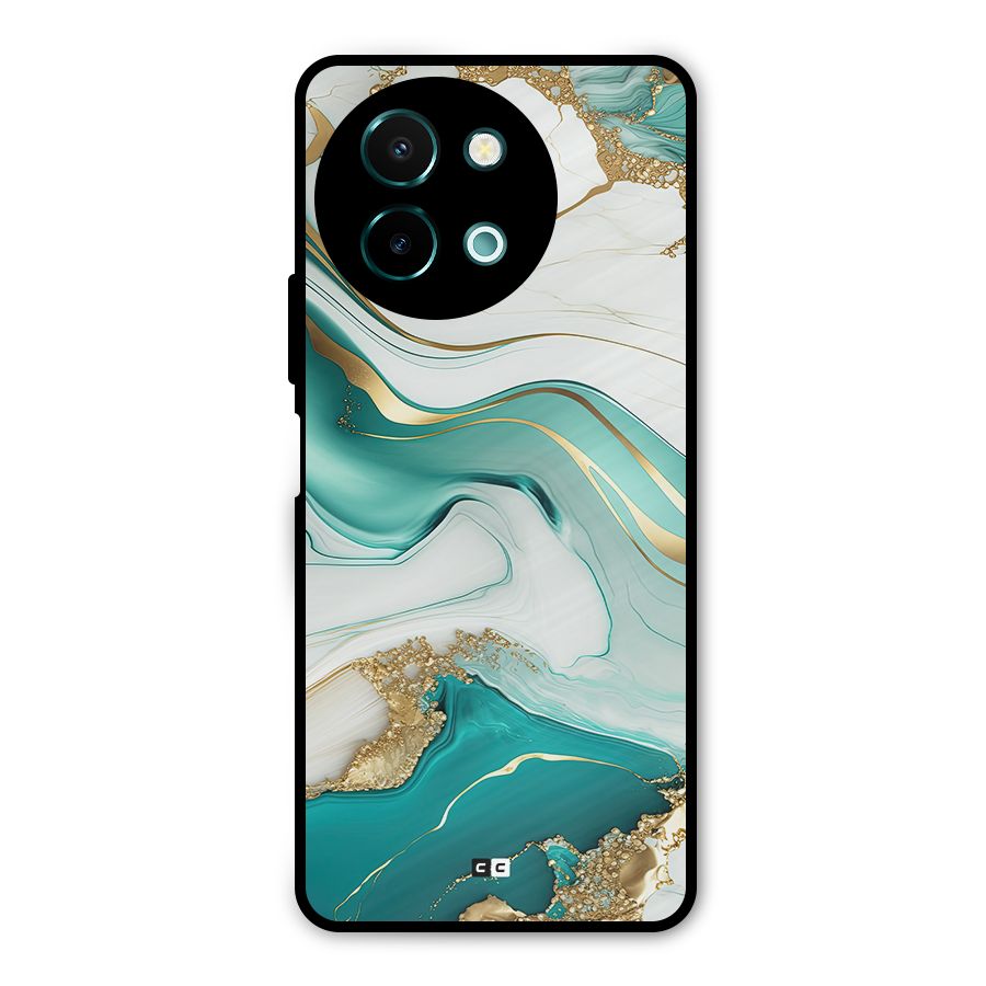Marvelous Marble Metal Back Case for Vivo Y58