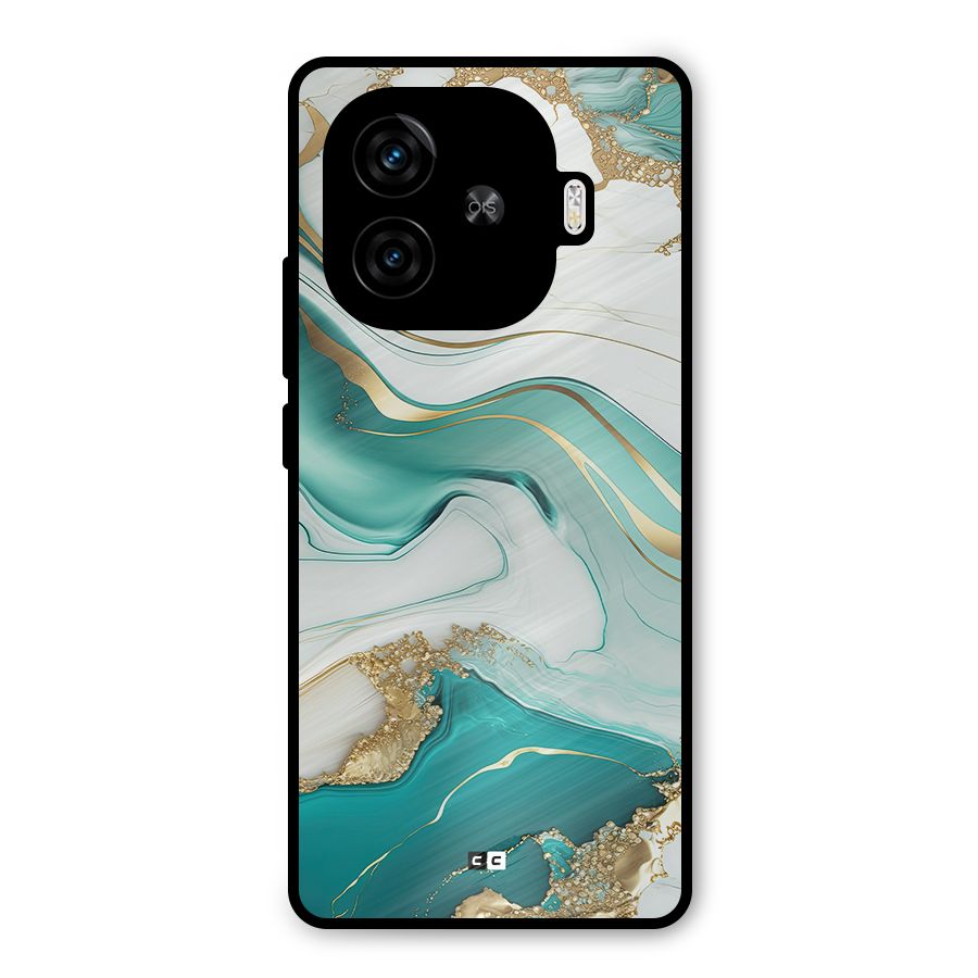 Marvelous Marble Metal Back Case for iQOO Neo 10R