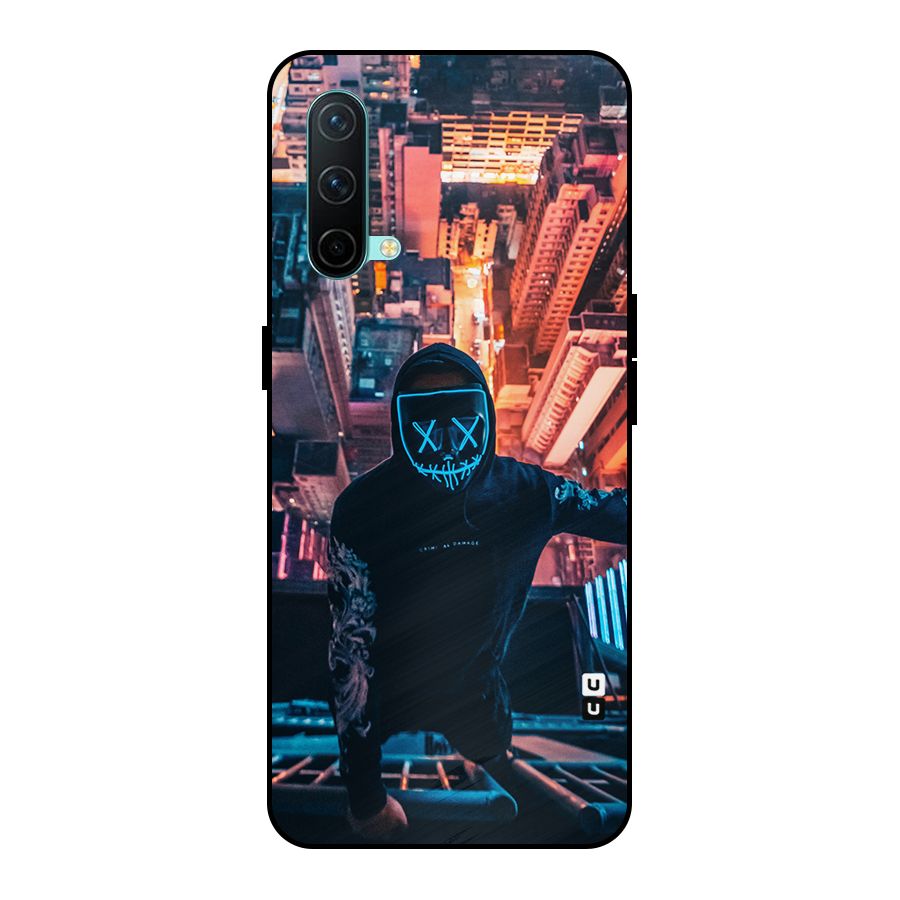 Mask Guy Climbing Building Metal Back Case for OnePlus Nord CE 5G