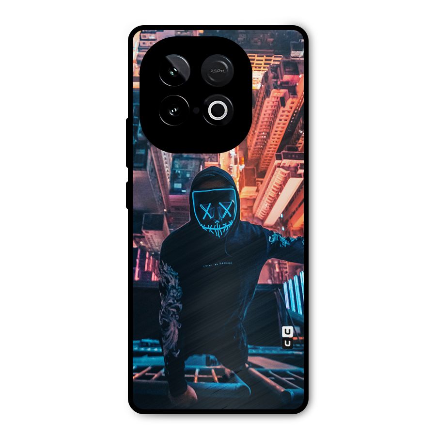 Mask Guy Climbing Building Metal Back Case for iQOO Neo 10