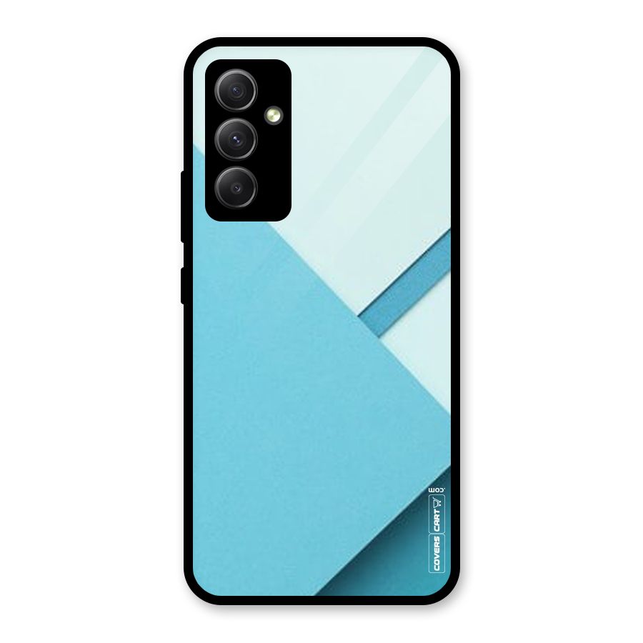 Material Design Glass Back Case for Galaxy A34