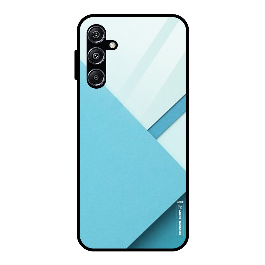 Material Design Glass Back Case for Galaxy M34 5G