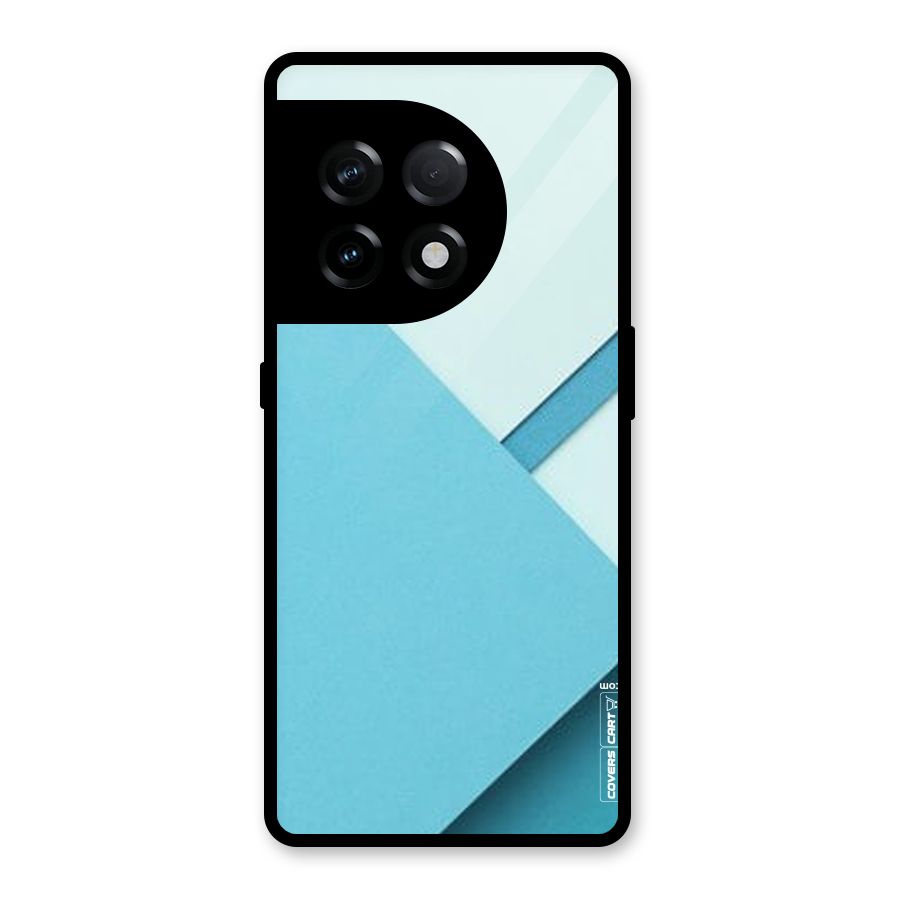 Material Design Glass Back Case for OnePlus 11R