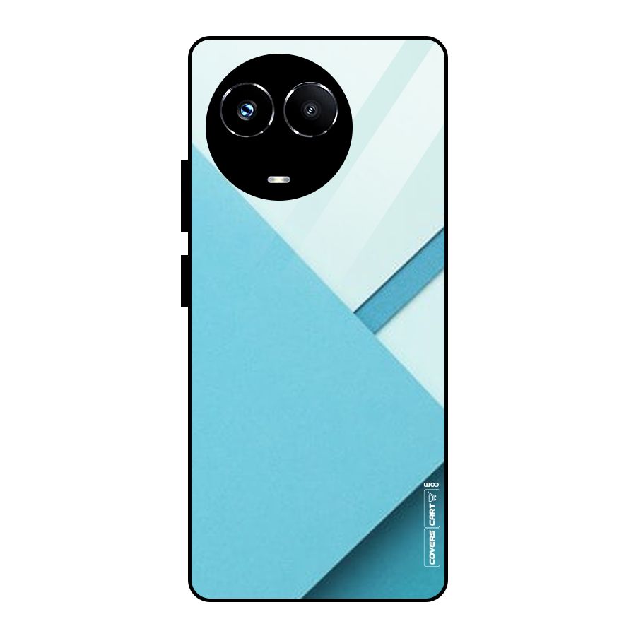 Material Design Glass Back Case for Realme Narzo 60X