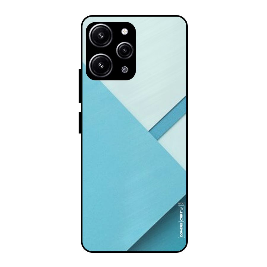Material Design Glass Back Case for Redmi 12 4G