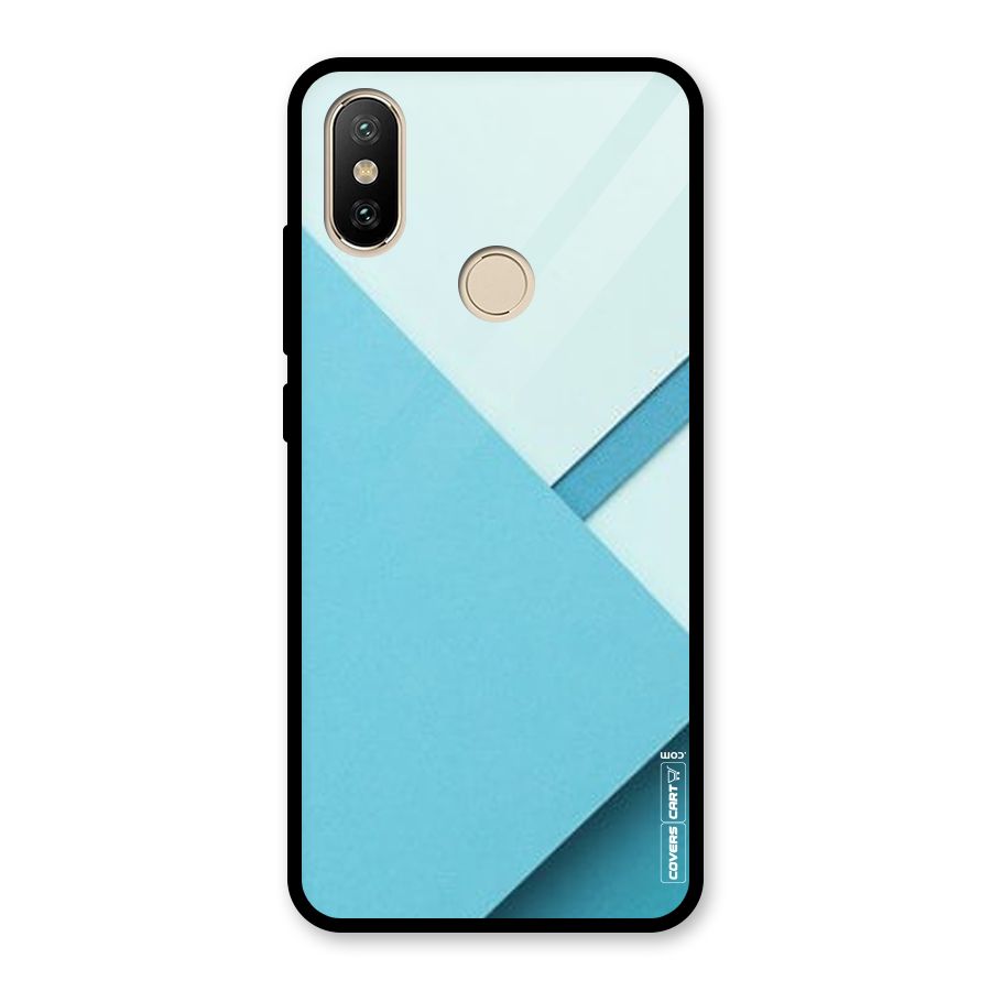 Material Design Glass Back Case for Redmi A2