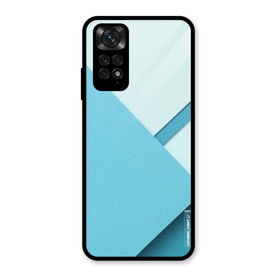Material Design Glass Back Case for Redmi Note 11S
