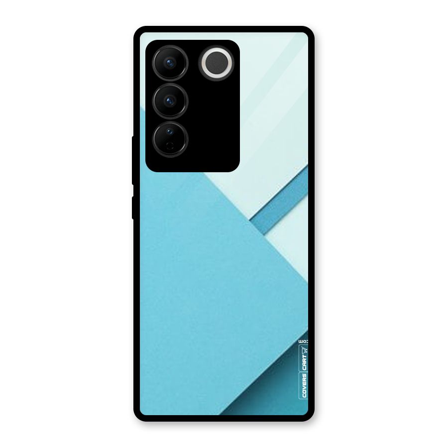 Material Design Glass Back Case for Vivo V27 Pro